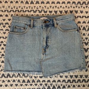 Aritzia tna denim skirt